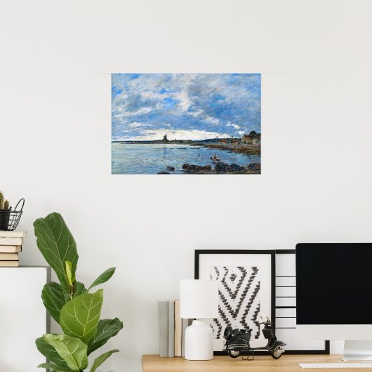 Boudin - St. Vaast-La-Hougue Poster (Heimbüro)