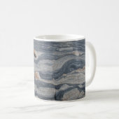 Boudinage-Kalkstein-Felsdruck Kaffeetasse (VorderseiteRechts)