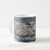 Boudinage-Kalkstein-Felsdruck Kaffeetasse (Vorderseite Links)