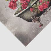 Boudoir | Badewanne Alte antike, goldgefußte Badew Seidenpapier (Ausschnitt)