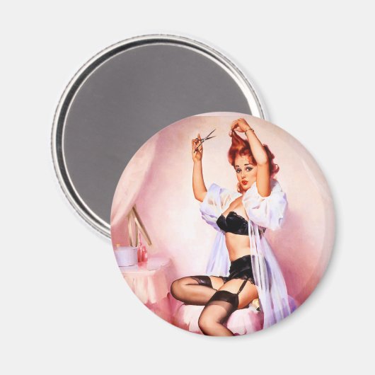 Boudoir-Button Magnet (Vorderseite/Rückseite)