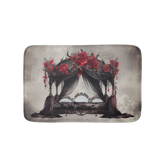 Boudoir | Canopy Scarf Altes Victoran Poster Bed. Badematte (Vorderseite)