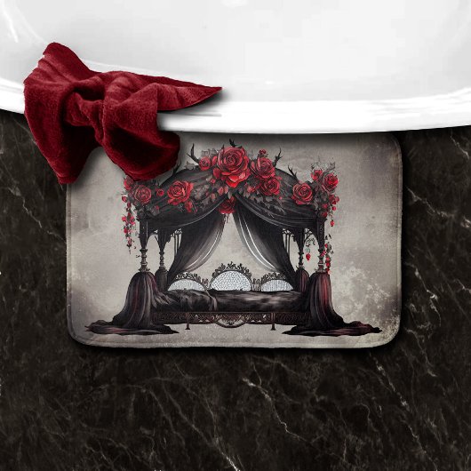 Boudoir | Canopy Scarf Altes Victoran Poster Bed. Badematte