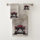 Boudoir | Canopy Scarf Altes Victoran Poster Bed. Badhandtuch Set (Insitu)