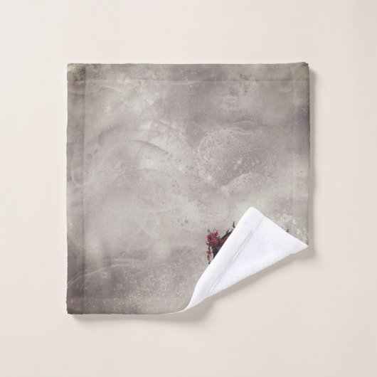 Boudoir | Canopy Scarf Altes Victoran Poster Bed. Badhandtuch Set (Waschlappen)