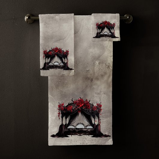 Boudoir | Canopy Scarf Altes Victoran Poster Bed. Badhandtuch Set