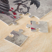 Boudoir | Crystal Ball Crescent Moon Rote Rosen Puzzle (Seite)