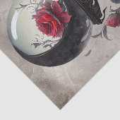 Boudoir | Crystal Ball Crescent Moon Rote Rosen Seidenpapier (Ausschnitt)