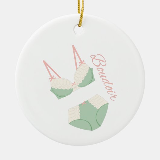 Boudoir Keramik Ornament (Vorne)