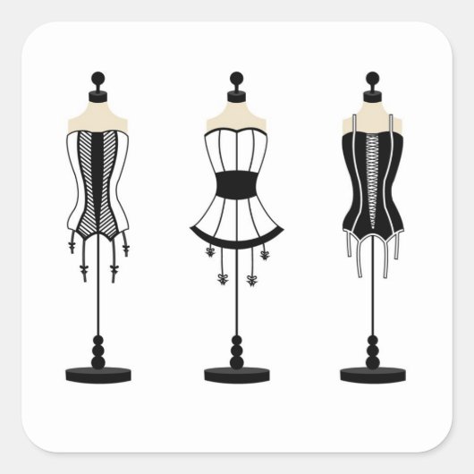 Boudoir Lingerie | Aufkleber (Vorderseite)