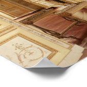 Boudoir of Marie-Antoinette decorated in 1785 Poster (Ecke)