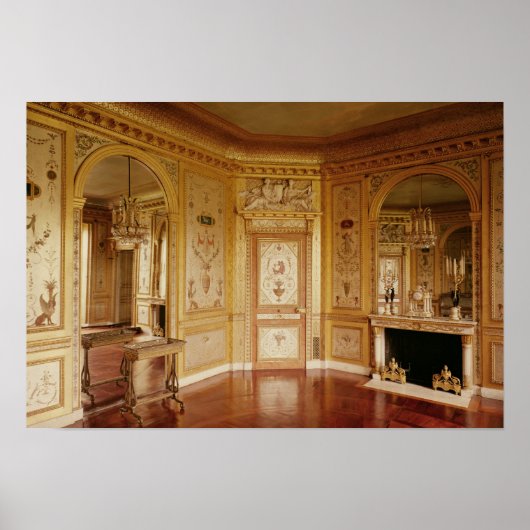 Boudoir of Marie-Antoinette decorated in 1785 Poster (Vorne)