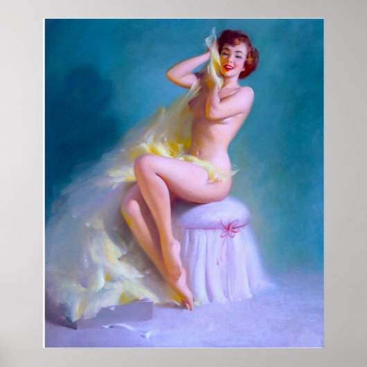 Boudoir Pinup Poster (Vorne)