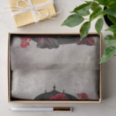 Boudoir | Scarf Canopy Altes antikes Poster Bett Seidenpapier (Geschenk)