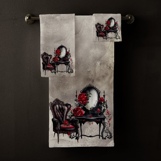 Boudoir | Vanity Mirror und Viktorianischer Partyv Badhandtuch Set