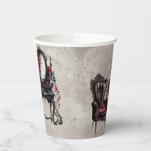 Boudoir | Vanity Mirror und Viktorianischer Partyv Pappbecher (Links)