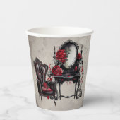 Boudoir | Vanity Mirror und Viktorianischer Partyv Pappbecher (Vorderseite)