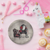 Boudoir | Vanity Mirror und Viktorianischer Partyv Pappteller (Party)