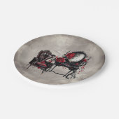 Boudoir | Vanity Mirror und Viktorianischer Partyv Pappteller (Schrägansicht)