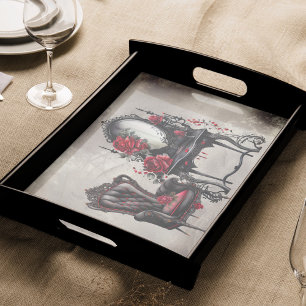 Boudoir Vanity Mirror und Viktorianischer Partyv Seidenpapier