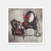 Boudoir | Vanity Mirror und Viktorianischer Partyv Serviette (Vorderseite)