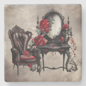 Boudoir | Vanity Mirror und Viktorianischer Partyv Steinuntersetzer (Vorderseite)