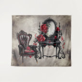 Boudoir | Vanity Mirror und Viktorianischer Partyv Wandteppich (Vorderseite (Horizontal))