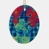 Bougainville-Image Keramik Ornament (Rechts)