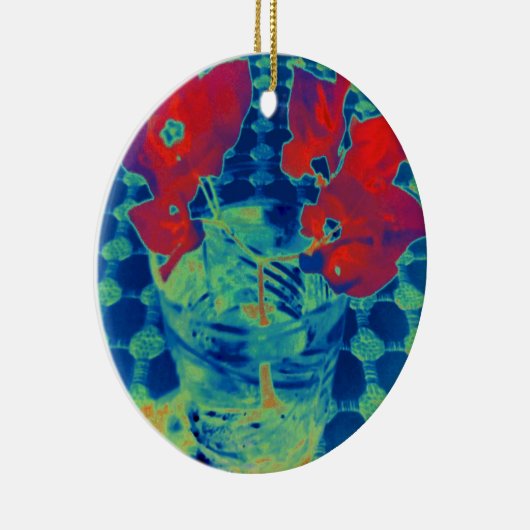 Bougainville-Image Keramik Ornament (Rechts)