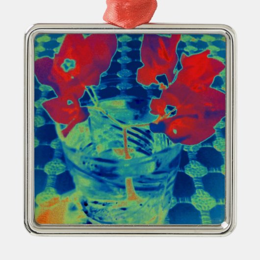 Bougainville-Image Ornament Aus Metall (Vorne)