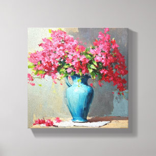 Bougainville Leinwand Kunst, Dichtung und Musik