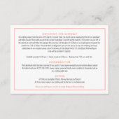 Bougainvillea Aquarellsaft Begleitkarte (Vorderseite)