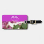 Bougainvillea Bag Tag Gepäckanhänger (Vorderseite horizontal)
