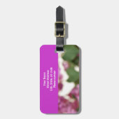 Bougainvillea Bag Tag Gepäckanhänger (Vorderseite vertikal)