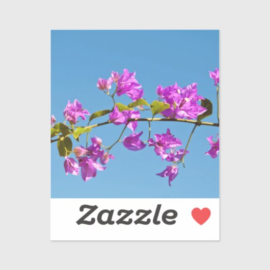 Bougainvillea-Blume Aufkleber (Blatt)