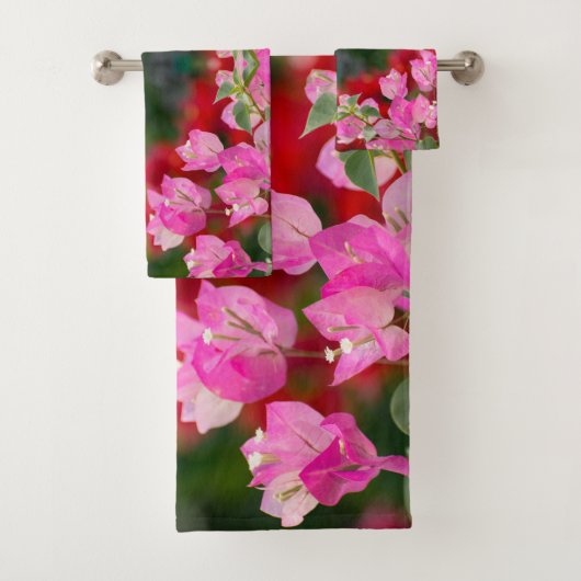 Bougainvillea Blume Badhandtuch Set (Insitu)