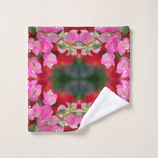 Bougainvillea Blume Badhandtuch Set (Waschlappen)