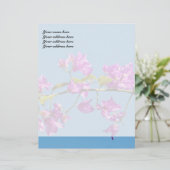 Bougainvillea-Blume Briefbogen (Stehend Vorderseite)
