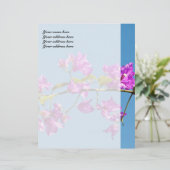 Bougainvillea-Blume Briefkopf (Stehend Vorderseite)