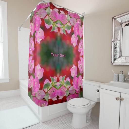 Bougainvillea Blume Duschvorhang (Beispiel)