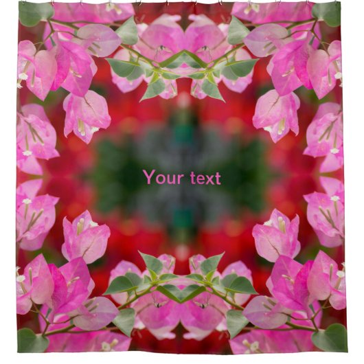 Bougainvillea Blume Duschvorhang (Vorderseite)