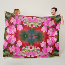 Bougainvillea Blume Fleecedecke