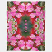 Bougainvillea Blume Fleecedecke (Vorderseite)