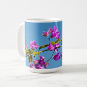 Bougainvillea-Blume Kaffeetasse (Vorderseite Links)