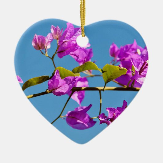 Bougainvillea-Blume Keramikornament (Vorne)