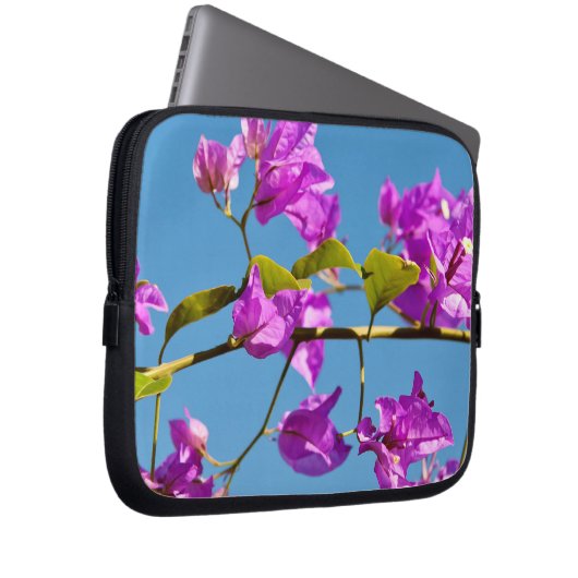 Bougainvillea-Blume Laptopschutzhülle (Vorne Rechts)
