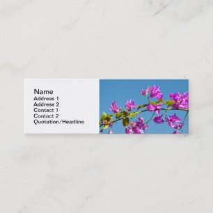 Bougainvillea-Blume Mini Visitenkarte