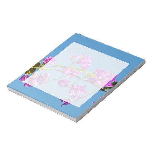 Bougainvillea-Blume Notizblock (Rotiert)