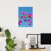 Bougainvillea-Blume Poster (Heimbüro)