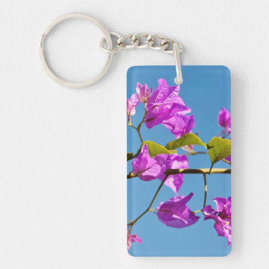 Bougainvillea-Blume Schlüsselanhänger (Vorderseite)